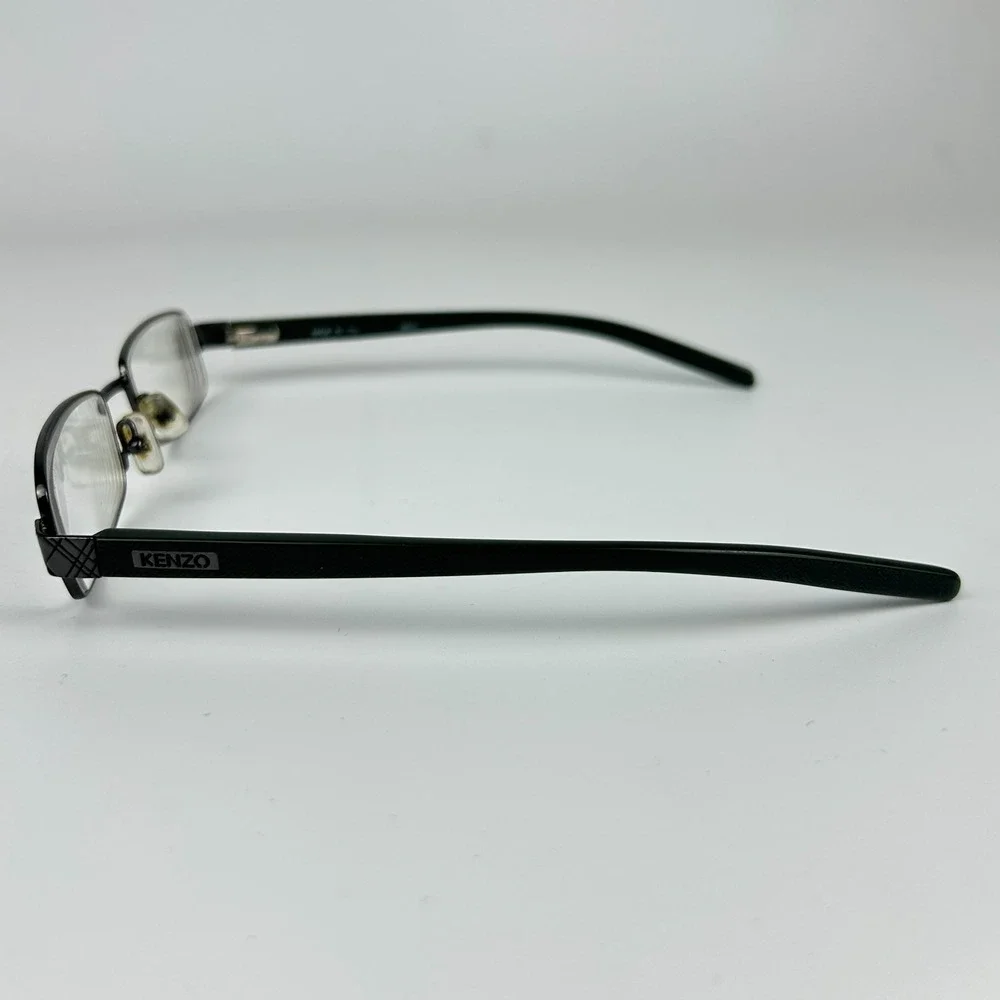 Kenzo KZ 4075 Womens‎ Eyeglasses Frame Rectangular Dark Green Metal 51-17-140mm